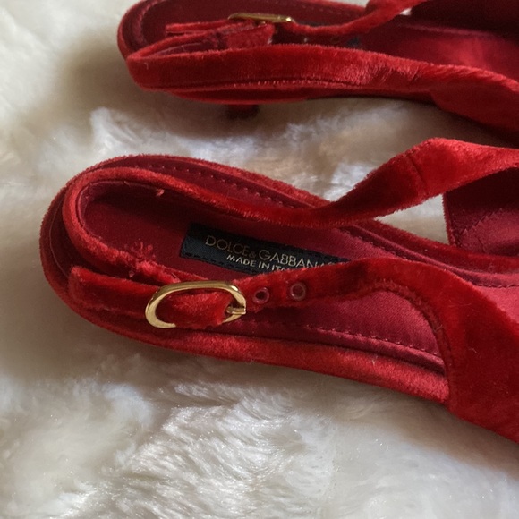 Authentic Dolce & Gabbana Velvet Micro Sicily Bag and Shoes - Picture 6 of 16
